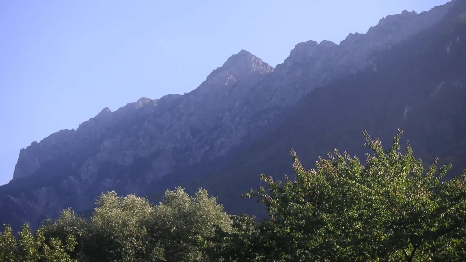 Vaduz and the mountains of Liechtenstein
