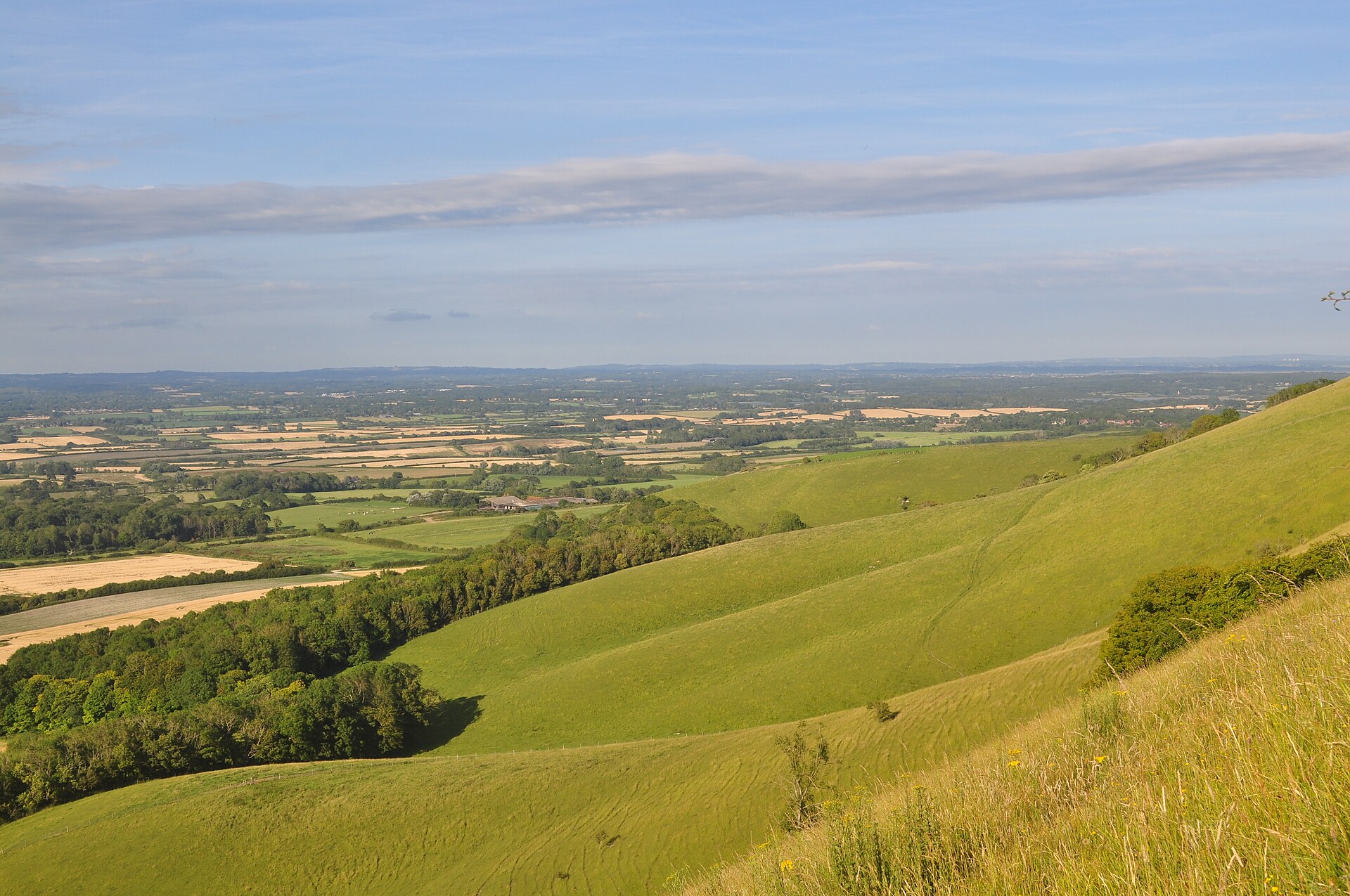 South Downs above Firle, East Sussex